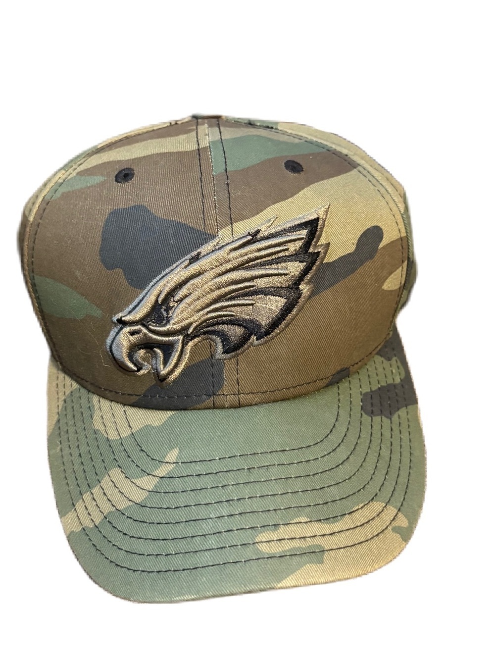 47 Brand Camo Philadelphia Eagles Fitted Hat NFL Football 7 1/4 Green